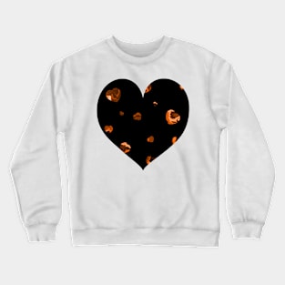 Chaotic Hearts, Dapple Series - Orange Crewneck Sweatshirt
